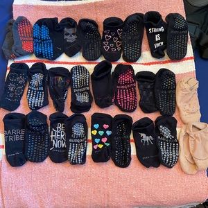 Pure Barre lot of socks and shirt!!! Some never worn EDIT… removed shirts